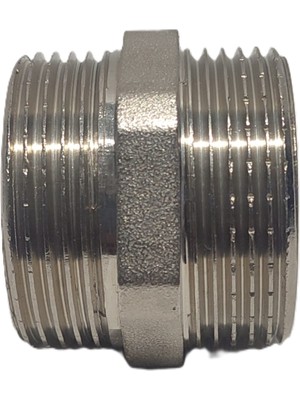 Kalde 11/4" Sarı / Krom Dişli Nipel DN32 - Chrome Nipple