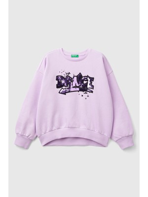 Kız Çocuk Sweatshirt - Lila