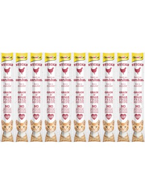 Gimcat Sticks Kümes Hayvanı Etli Ödül Çubukları 50 gr - 10LU