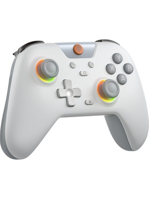 Easysmx X5 - Kablosuz Gamepad - Hall Effect Stick - Drift & Dead Zone Yok, Pc/switch/steam Uyumlu - Beyaz