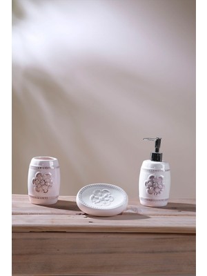 Tekno Trust Alva 3 Parça Banyo Seti - Krem