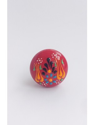 Lilys Seramik Kırmızı Başlıklı Zeytinyağı Şişesine Uygun Mantar Kapak Tıpa (28MMX18MM H40MM)