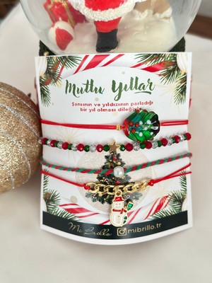 Mi Brillo Accessories Yeni Yıl Yılbaşı Şans Bilekliği Murano