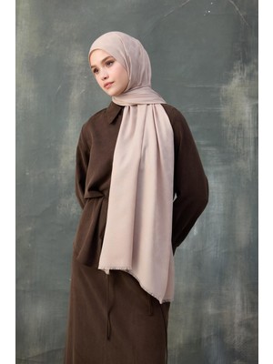 İpekhan Dalga Desen Pamuk Jakar Şal Uçuk Pembe 8010-22