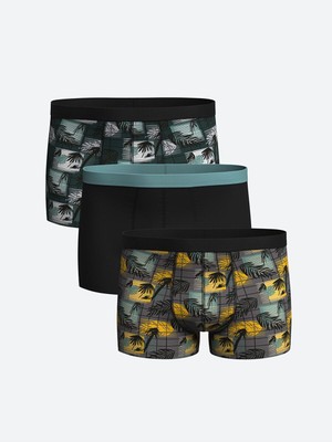 LC Waikiki Standart Kalıp Pamuklu Esnek Erkek Boxer 3'LÜ_8684143068947_XL