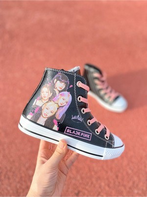 Ns Little Blackpink Baskılı Sneaker Spor Ayakkabı