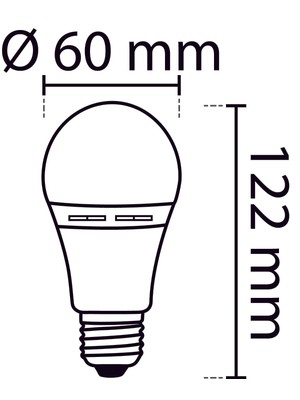 Noas YL95-0711 Şarjlı LED Ampul Beyaz 7W