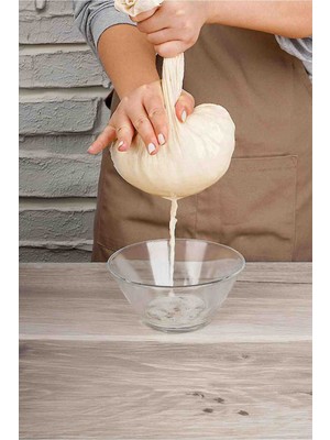 Ministand Organik Yoğurt Süt Peynir Sos Süzme Bezi 3'Lü Set