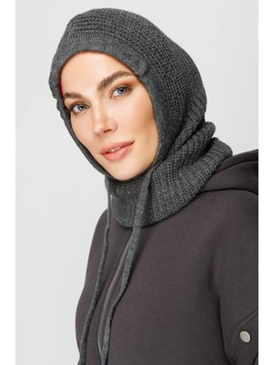 Mooncorn Füme Balaclava Triko Başlık