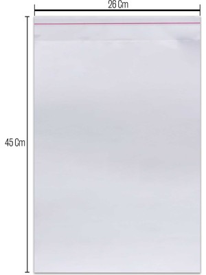 Paketleme Tezgahı 26*45 Bantlı OPP (Parlak-Şeffaf) Jelatin 100 Adet