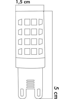 Heka G9-3 LED Ampul 5W Gün Işığı - 220V