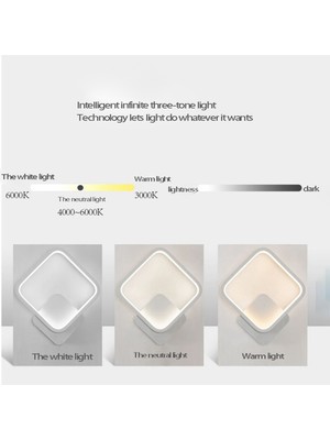 Humble Modern Duvar Aplik Kısılabilir LED 15W Yatak Odası Başucu Koridor Kapalı Kapı A Için Aydınlatma Armatürleri (Yurt Dışından)