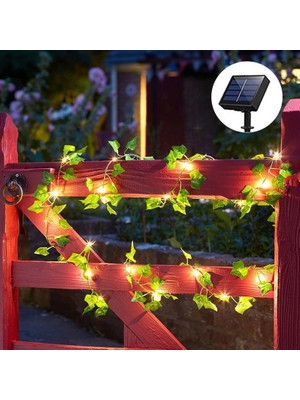 Humble Güneş Işıkları Akçaağaç Yaprağı Peri Su Geçirmez Açık Garland Lambası Noel Bahçe Dekorasyon Için-2m 20LED (Yurt Dışından)