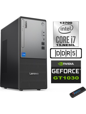 Lenovo Thinkcentre Neo 50T Gen5 Intel Core I7 13700 24GB Ddr5 4tb SSD Windows 11 Pro Nvidia GT1030 103012UB000LTRW10+ZETTA Flash Bellek