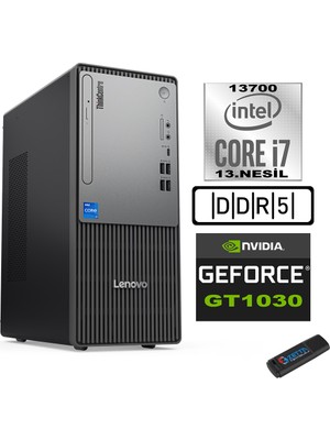 Lenovo Thinkcentre Neo 50T Gen5 Intel Core I7 13700 32GB Ddr5 2tb SSD Freedos Nvidia GT1030 103012UB000LTRF14+ZETTA Flash Bellek