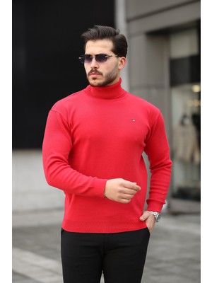 Comstar Erkek Tam Balıkçı Yaka Triko Kazak