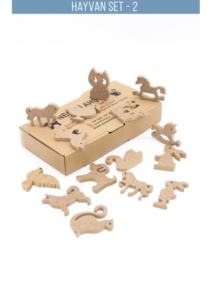 Neşeli Ahşap Ahşap Hayvan Figürleri 6 mm . Okul Öncesi Etkinlik. Ahşap Oyuncak Boyama. Kapı Duvar kapak süsleri.