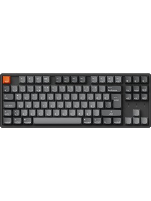 Keychron K8 Max %80 Tkl Rgb Türkçe Red Switch Kablosuz Alüminyum Çerçeve Karbon Siyah Mekanik Klavye