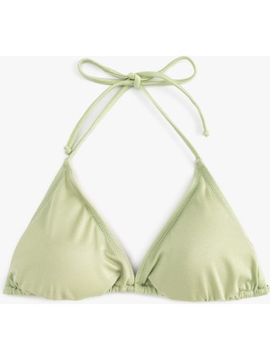 Koton Astarlı Ipli Üçgen Bikini Üstü