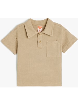 Koton Pamuklu Polo Yaka Kısa Kollu T-Shirt