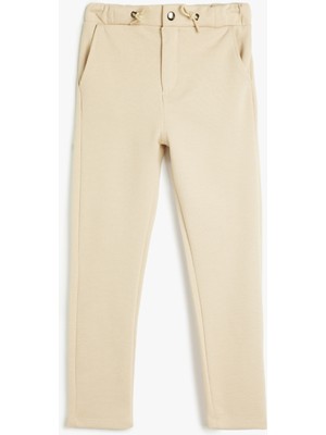 Koton Fermuar Detaylı Bel Bağcıklı Jogger Eşofman Altı