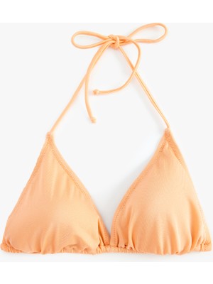 Koton Astarlı Pedli Üçgen Bikini Üstü