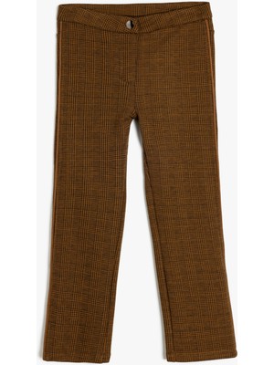 Koton Desenli Cep Detaylı Slim Fit Tayt