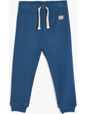 Koton Beli Bağlamalı Pamuklu Jogger Eşofman Altı