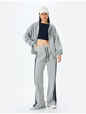 Koton Fermuarlı Kanguru Cepli Oversize Kapüşonlu Sweatshirt
