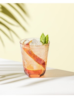 Madame Coco Domme Plastik Bardak - Turuncu - 445 ml