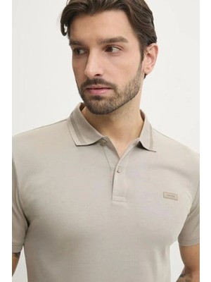 Calvin Klein Lıquıd Touch Texture Collar Polo