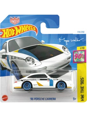 Hot Wheels 1/64 Ölçek Tekli Regular Arabalar HTF01 Hw: The '90S / '96 Porsche Carrera