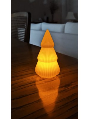 Peradesign Çam Ağacı Tealight Mumluk Dekoratif Kış Konsepti Yılbaşı Süsleri 10CM-15CM-20CM