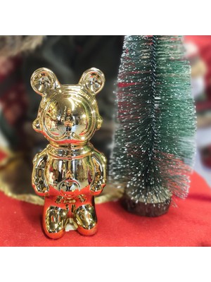 Le Atölye Mickey Mouse Gold Mini Boy Dekoratif Obje 17 cm