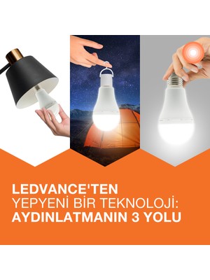 Ledvance Rech 8W/865 230V E27 Şarjlı Ampul