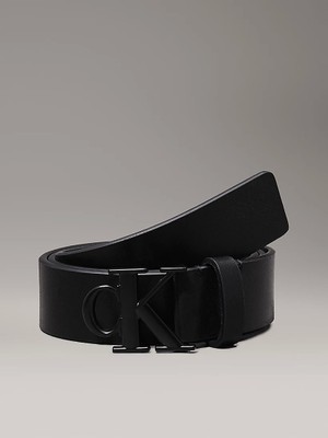 Calvin Klein Round Mono Plaque Lthr Belt 35MM