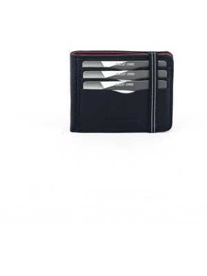 Louisiana Polo Hakiki Deri Erkek Kartlık Siyah 755