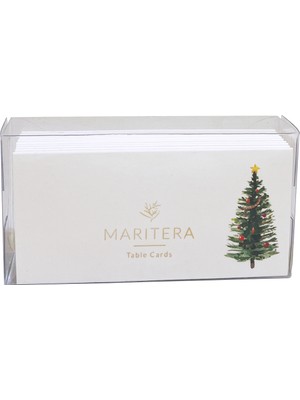 Marıtera Christmas Tree Isim Kartı 9 x 4,5 Yılbaşı Ağacı