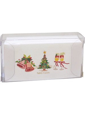 Marıtera Christmas Bell Isim Kartı 9 x 4,5 Çam Ağacı