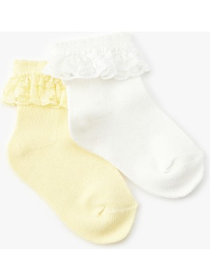Koton 2'li Çorap Seti Dantel Detaylı