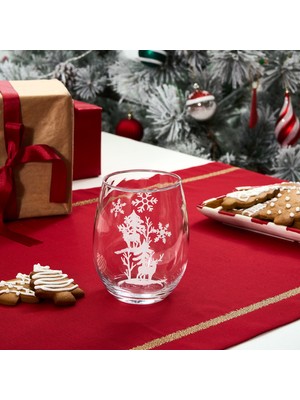 Karaca New Year Yılbaşı Snowflake Meşrubat Bardağı 590 ml
