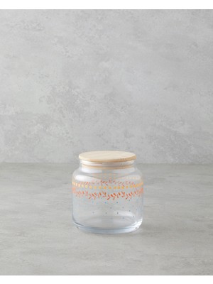 English Home Retro Art Cam Kavanoz 500 ml Renkli
