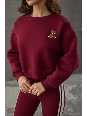 Teddy Işlemeli Sweatshirt