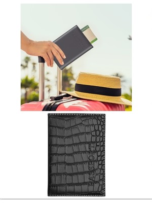 Boldy Pasaport Kılıfı - Pasaport Cüzdanı - Pasaport Koruma Kabı - Pasaport Koruyucu - Pasaportluk - Travel Wallet 1 Adet