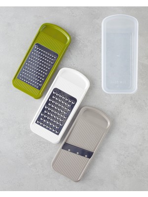 English Home Alissa Plastik 5'li Rende 24x11 cm Renkli