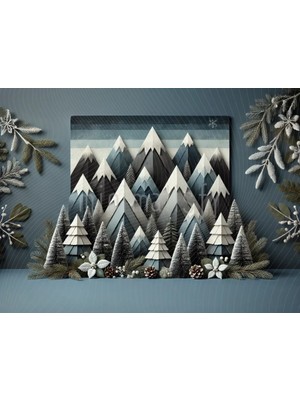 Büyüleyici Dağ Manzarası ile Arka Plan, 200x150cm, Stüdyo Fonu