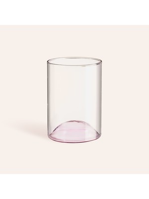 Zsa Zsa Zsu Henan Borosilikat Cam Su Bardağı 370 ml Pembe