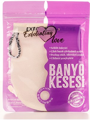 Exfoliating Love Yağlı Cilt Kalın Kese % 100 Viskoz