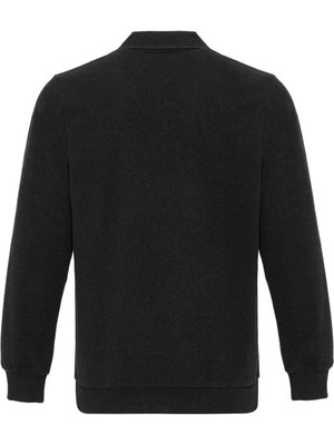 Süvari Polo Yaka Selanik  Sweat TR2013600085 Siyah