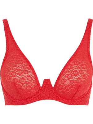 DeFacto Dantelli Pedsiz Balenli Kırmızı Bra A8422AX23WN